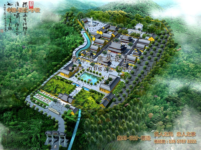 仿古寺廟設計案例分享，領略歷史建筑的獨特韻味