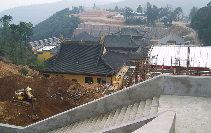 寧波古建施工·仿唐式建筑華美入畫·雕琢唐風(fēng)建筑美學(xué)