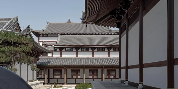 寧波古建施工·仿唐式建筑華美入畫·雕琢唐風(fēng)建筑美學(xué)