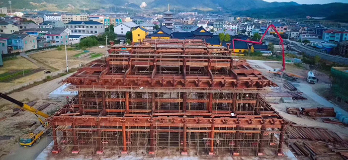 寧波古建施工·仿唐式建筑恢弘入畫·精雕唐風(fēng)建筑裝飾細(xì)節(jié)